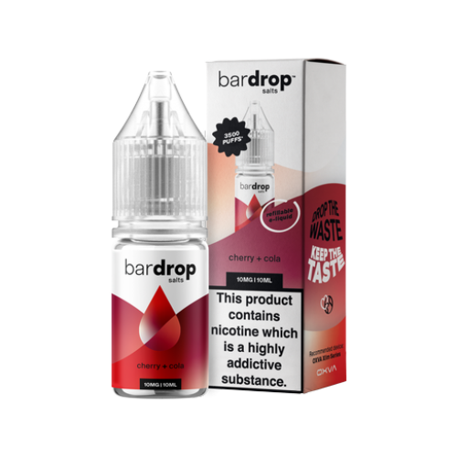 Bar Drop – Cherry Cola – Nic Salt – E-Liquid – 10ml