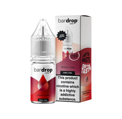 Bar Drop - Cherry Cola - Nic Salt - E-Liquid – 10ml