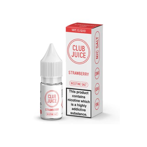 Club Juice – Strawberry – Nic Salt E-Liquid – 10ml