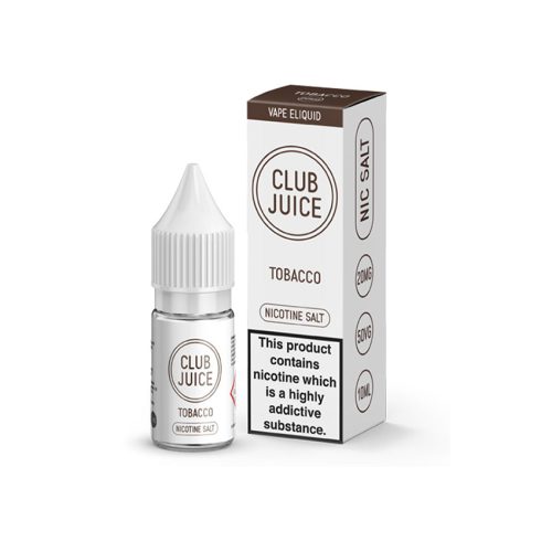 Club Juice Salts – Tobacco (Nic Salt)