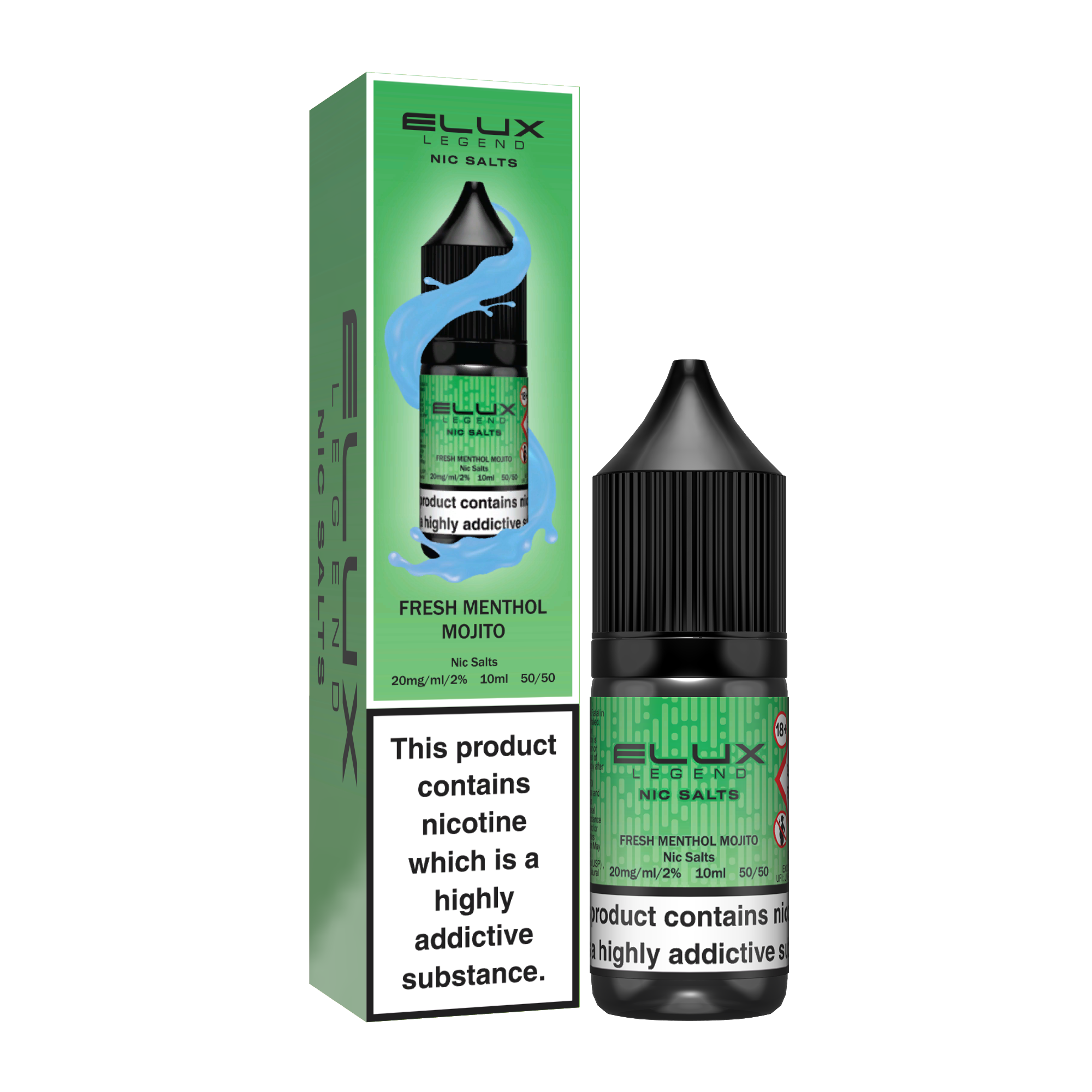 Elux Legend Fresh Menthol Mojito Nic Salt E-Liquid – 10ml