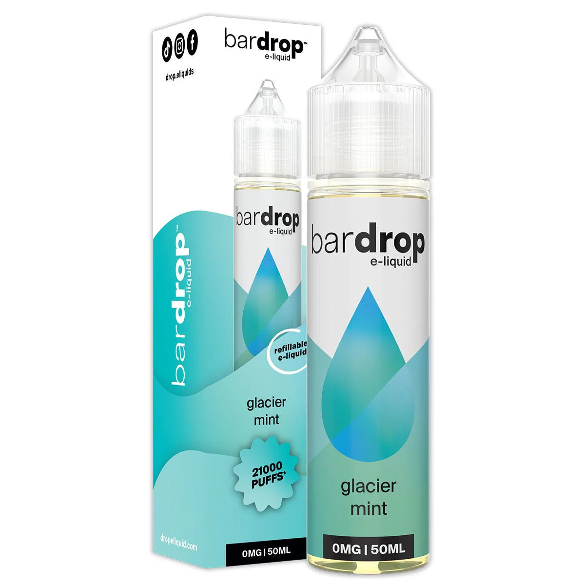 Bar Drop - Glacier Mint 50ml Shortfill