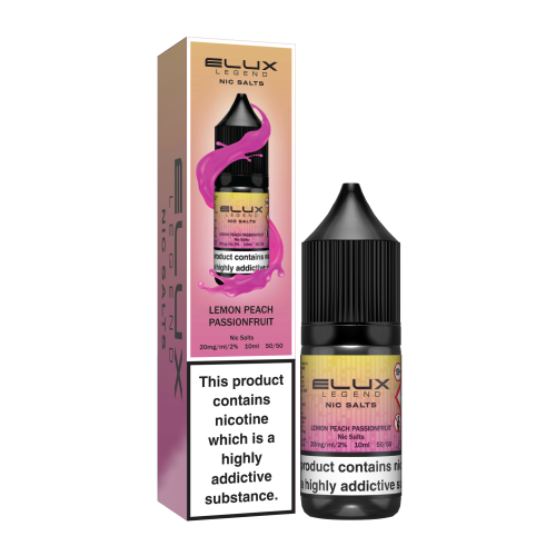 Elux Legend Lemon Peach Passionfruit Nic Salt E-Liquid – 10ml