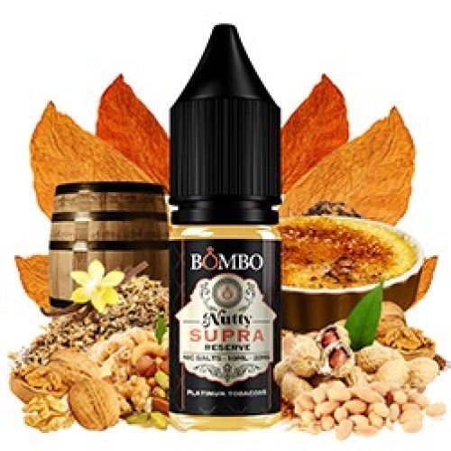Bombo – Nutty Supra Reserve – Nic Salt E-Liquid – 10ml