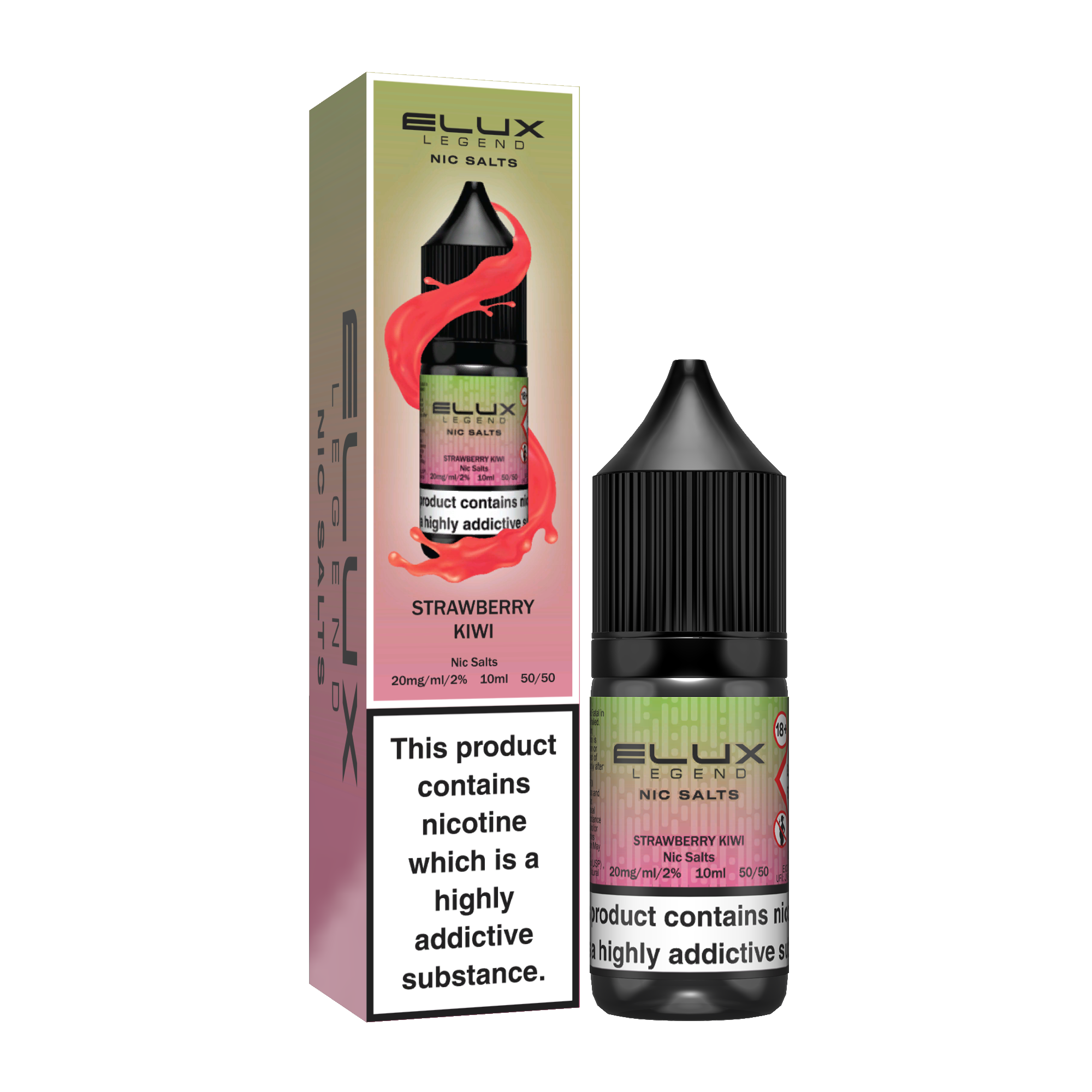 Elux Legend Strawberry Kiwi Nic Salt E-Liquid – 10ml