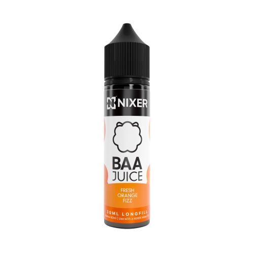 NIXER Bar, Fusion – Baa Juice Fresh Orange Fizz (Longfill)
