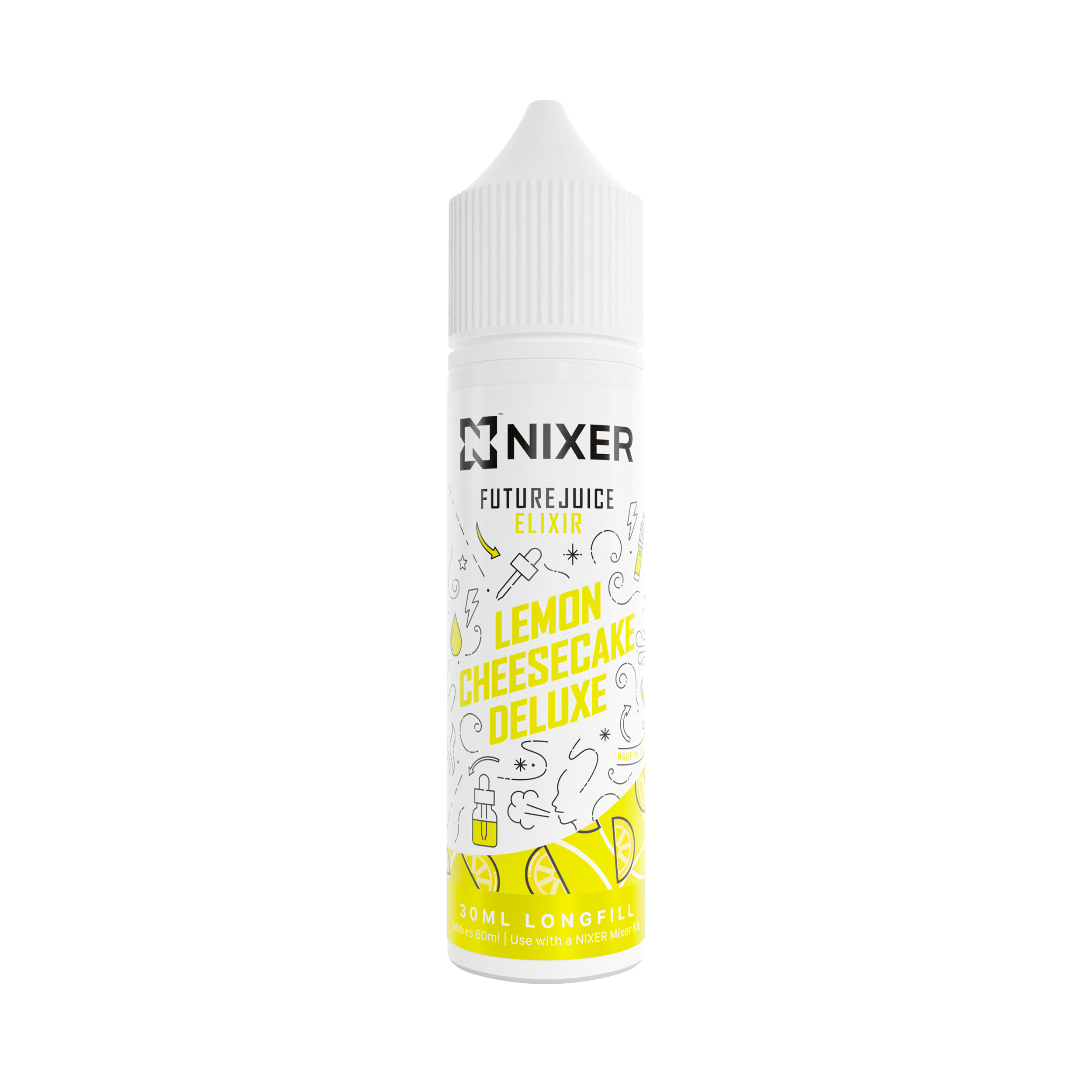 NIXER Bar, Fusion - Future Juice Elixer, Lemon Cheesecake Deluxe Longfill
