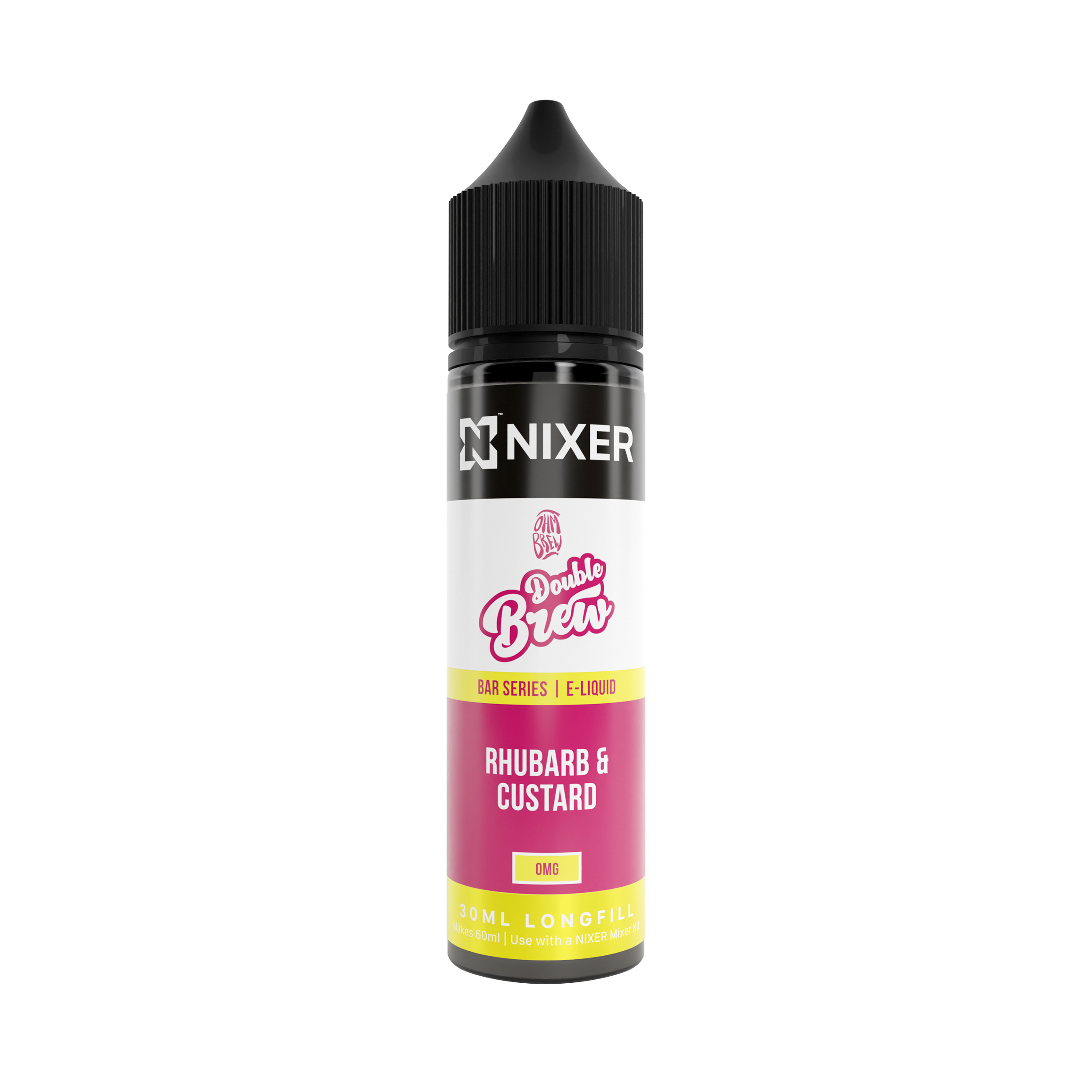 NIXER Bar, Fusion - Ohm Brew: DOUBLE BREW, Rhubard Custard Longfill